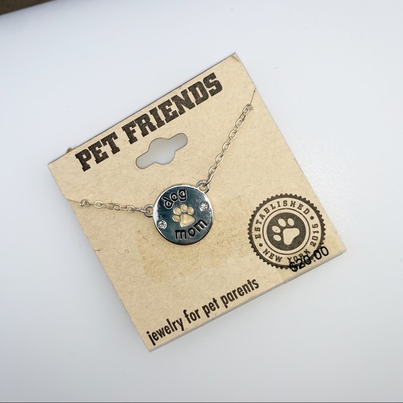 Pet Friends Silver-Tone Crystal Necklace Set - Picture 3 of 4